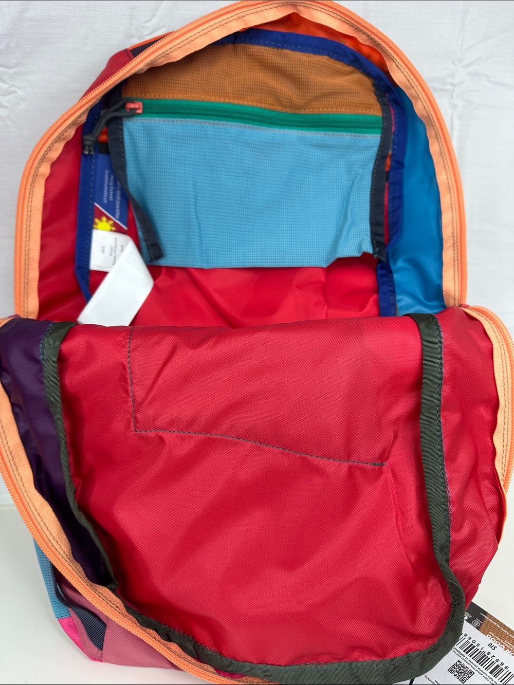 Cotopaxi Batac Del Día 16L Backpack One-of-a-Kind Multicolor Lightweight Daypack - Picture 5 of 7